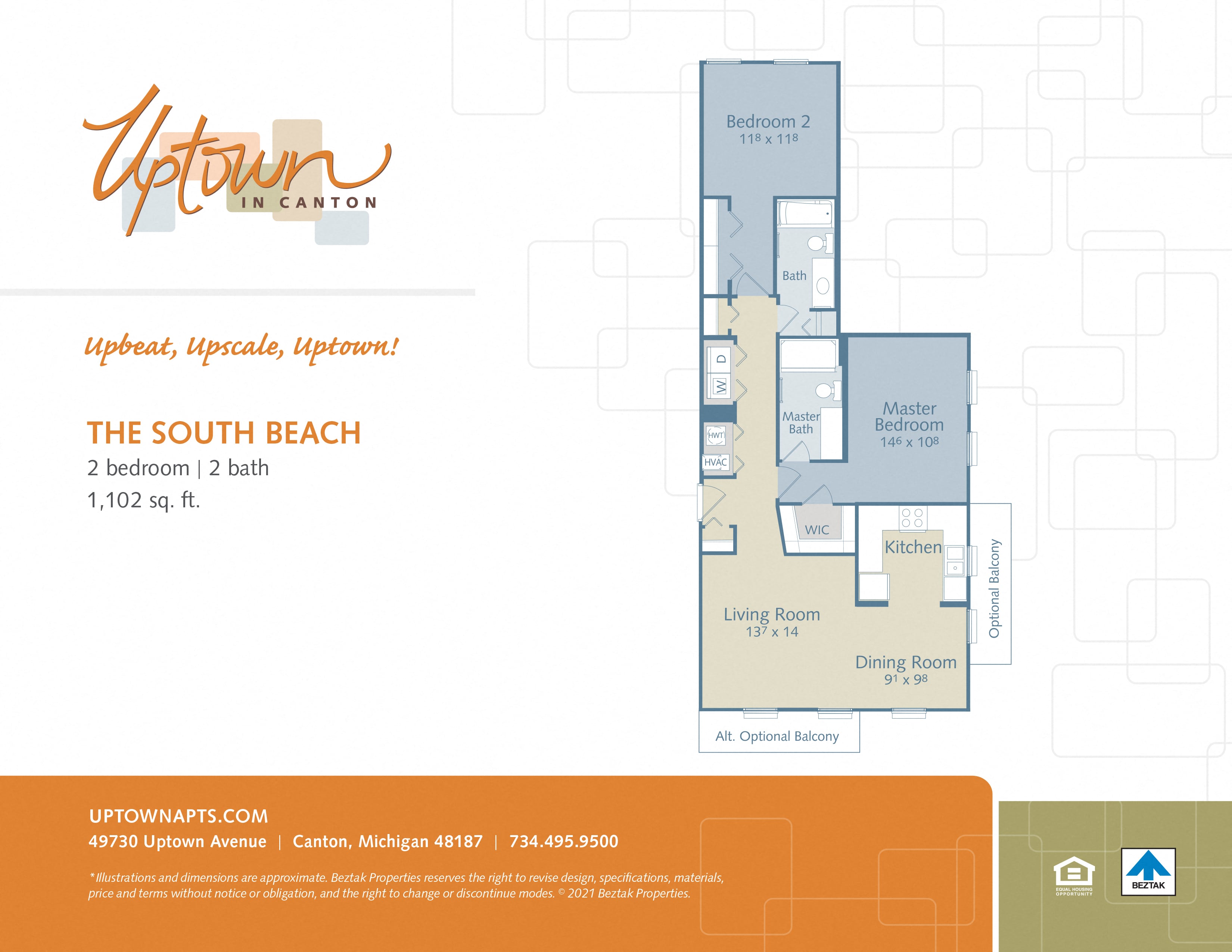 The South Beach floor plan